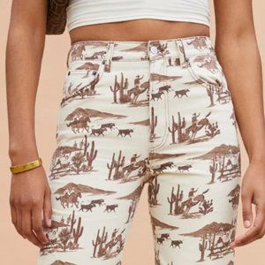 Reformation Sonora Cowboy printed Jeans Denim would trade for 29